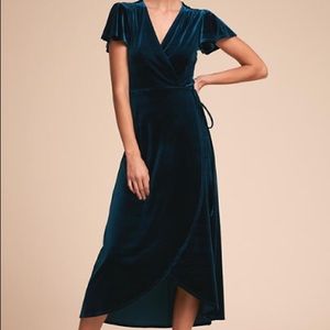 BHLDN Velvet Bridesmaid Dress